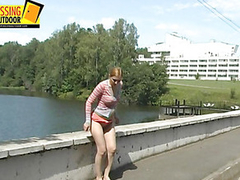 Olga on the bridge