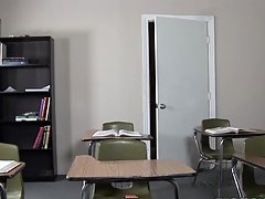 Sexually Excited teacher fucks a cute schoolgirl in the classroom