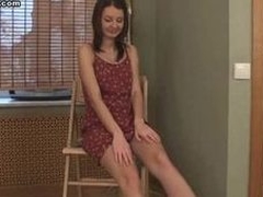 Teen spreads her lovely legs for hard knob of her boyfriend
